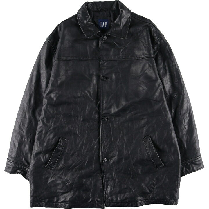 楽天市場】古着 ギャップ GAP レザーカーコート メンズXXL /evb003630 