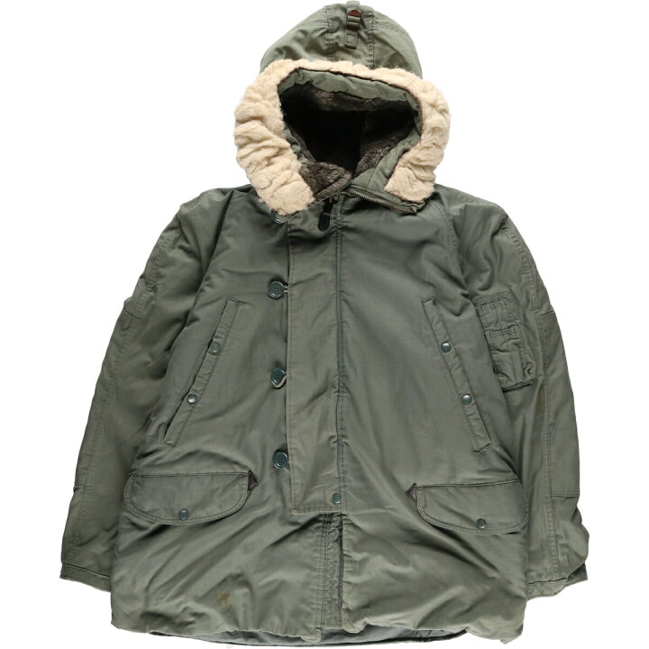 楽天市場】古着 84年納品 米軍実品 N-3B ミリタリー フライト 