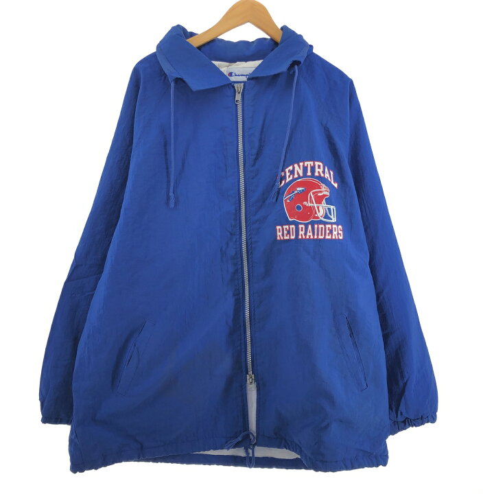 楽天市場】古着 チャンピオン Champion 両面プリント カレッジ 中綿 