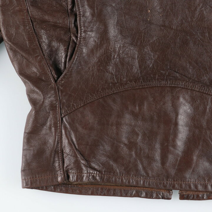 楽天市場】古着 UNKNOWN シングルライダースジャケット メンズL  