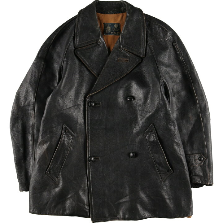 古着 50年代 UNKNOWN ユーロ モーターサイクル レザージャケット  