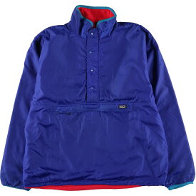 ＼10%OFF／古着 90'S パタゴニア Patagonia グリセード 29351 リバーシブル フリースプルオーバー カナダ製 メンズM ヴィンテージ /evb004084 【中古】【V2401】 【231231】 【SS2406】