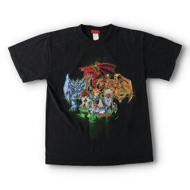 古着 90'S 遊戯王 三幻神 アニメ キャラクタープリントTシャツ メンズS ヴィンテージ /evb005074 【中古】 【240402】 【Y-V2404】【V2405】