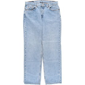 古着 00'S リーバイス Levi's 505 LOW RISE STRAIGHT LEG テーパードデニムパンツ USA製 レディースXL(w31) /evb005322 【中古】 【240327】