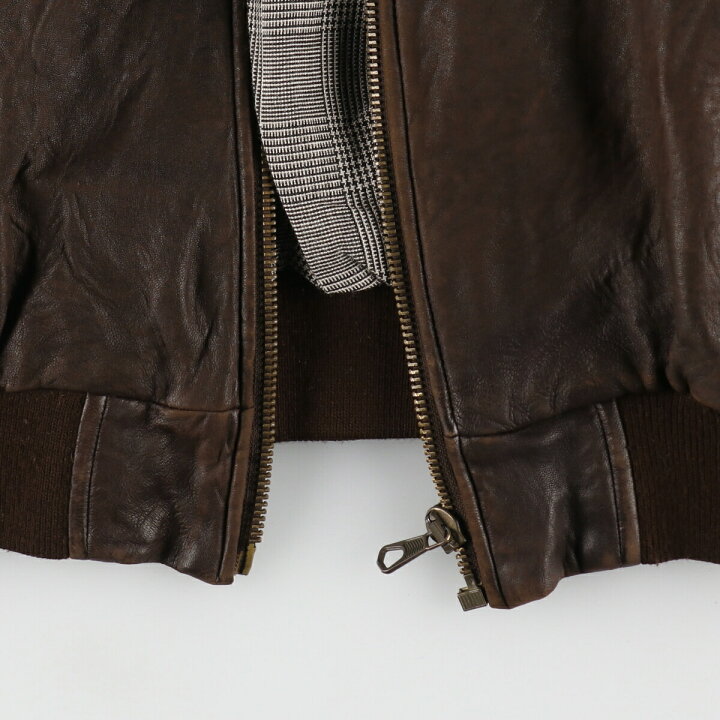 楽天市場】古着 MCNEAL レザーブルゾン メンズXL相当 /evb005437  