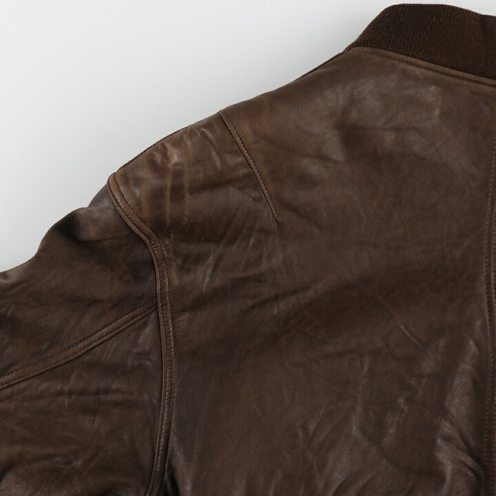 楽天市場】古着 MCNEAL レザーブルゾン メンズXL相当 /evb005437  