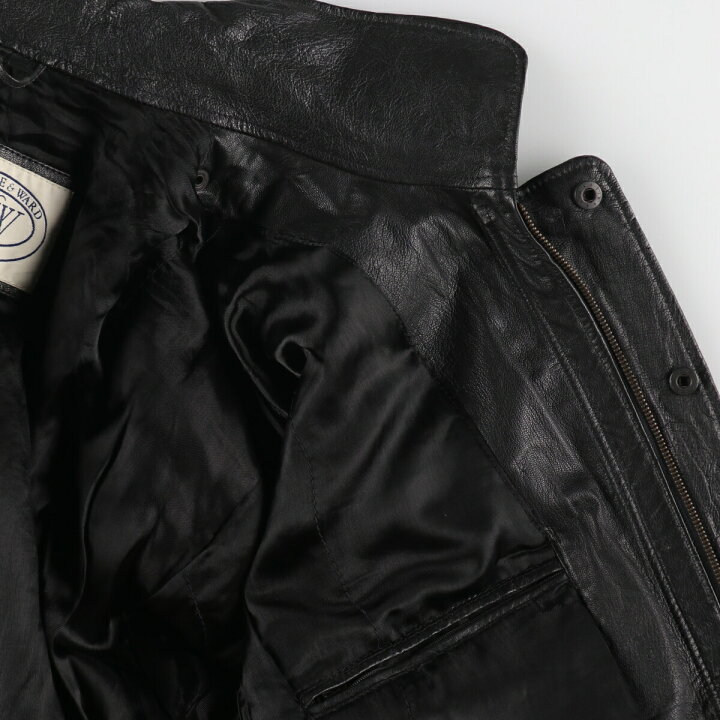 楽天市場】古着 WILLABEE AND WARD レザージャケット メンズM相当  