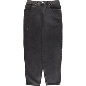古着 00'S リーバイス Levi's 560 LOOSE FIT TAPERED LEG ブラックデニム テーパードデニムパンツ USA製 メンズw32相当 /evb029109 【中古】 【250704】 【ss2601_10】
