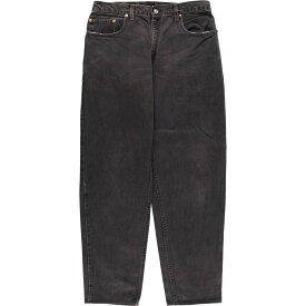 古着 00'S リーバイス Levi's 560 LOOSE FIT TAPERED LEG ブラックデニム テーパードデニムパンツ USA製 メンズw32相当 /evb031807 【中古】 【250921】 【ss2601_10】