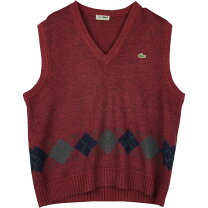 楽天市場】LACOSTE ラコステ ニットベストの通販