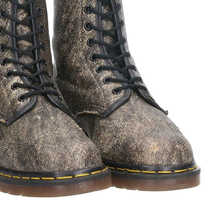 楽天市場】古着 ドクターマーチン Dr.Martens 蛇柄 パイソン柄 8ホール  