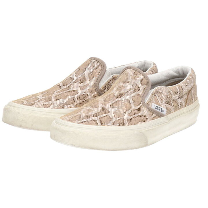楽天市場】古着 バンズ VANS SLIP-ON スリッポン 蛇柄 パイソン柄 