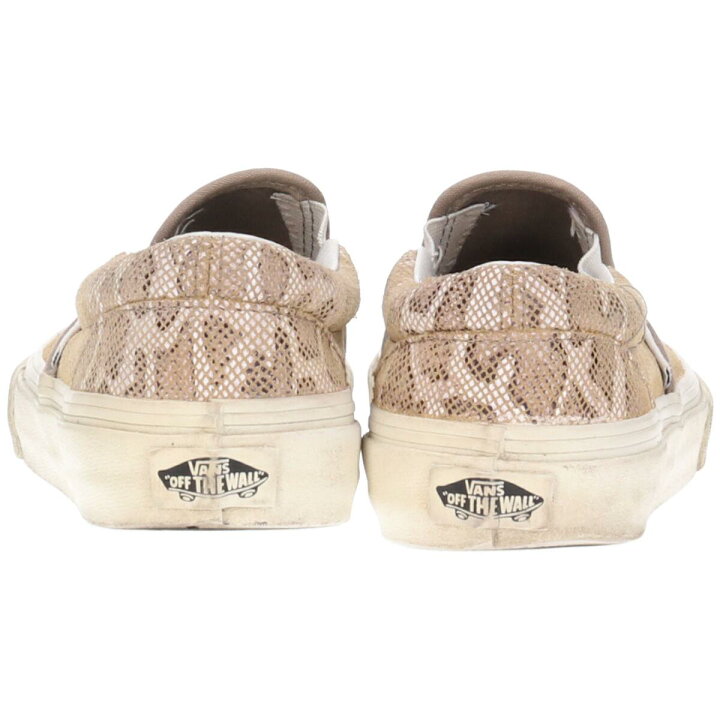 楽天市場】古着 バンズ VANS SLIP-ON スリッポン 蛇柄 パイソン柄 