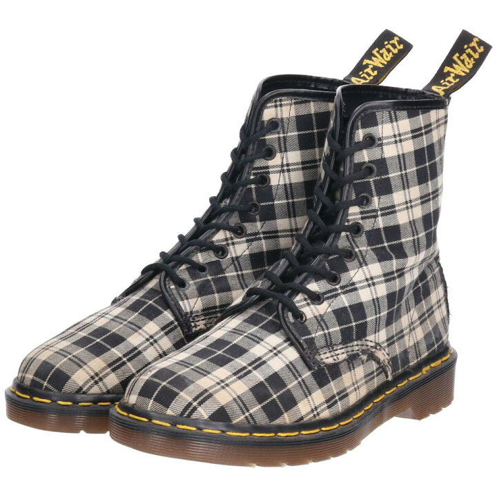 楽天市場】古着 ドクターマーチン Dr.Martens チェック柄 8ホール 