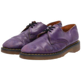 古着 ドクターマーチン Dr.Martens 3ホールシューズ 英国製 UK6 レディース24.5cm /saa008357 【中古】 【230521】【エルル】 【SS2403】