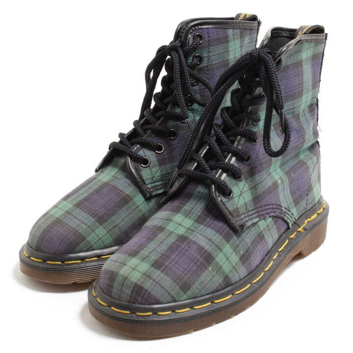 楽天市場】＼50％OFF／古着 ドクターマーチン Dr.Martens チェック柄 8 