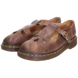 古着 ドクターマーチン Dr.Martens ストラップシューズ 英国製 UK6 レディース24.5cm /saa009148 【中古】 【220904】 【LP2311】