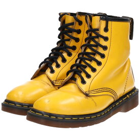 古着 ドクターマーチン Dr.Martens 8ホールブーツ 英国製 6 レディース24.5cm /saa009239 【中古】 【240310】【エルル】