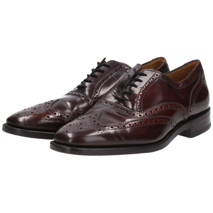 楽天市場】古着 ローク Loake ウイングチップシューズ 英国製 UK9 