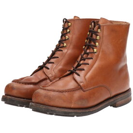 ＼30%OFF／古着 パラブーツ PARA BOOT スチールトゥ ボーリュー 編み上げブーツ フランス製 4 レディース23.5cm /saa009546 【中古】 【231203】【エルル】 【SS2406】