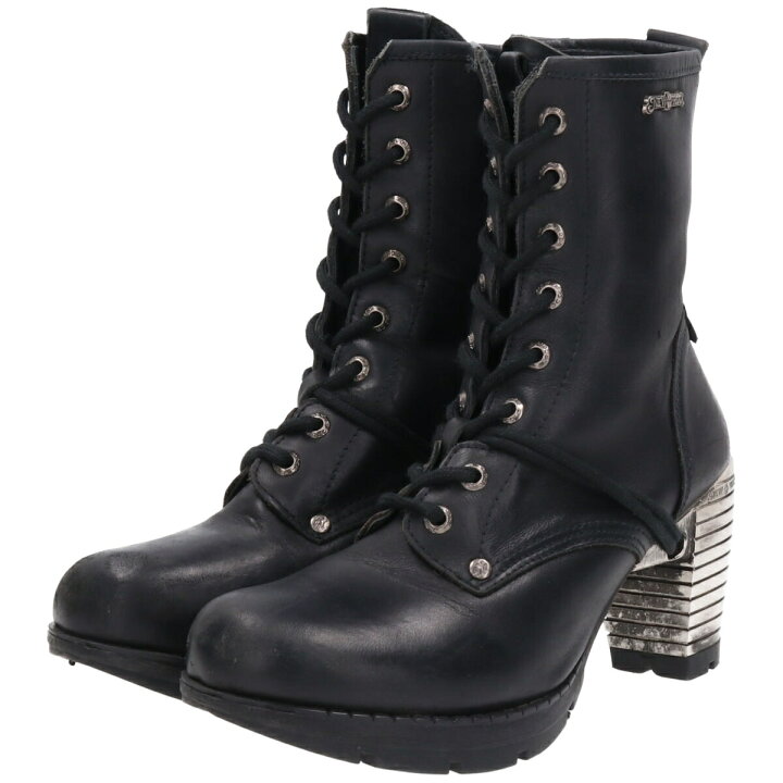 楽天市場】＼30％OFF／古着 ニューロック NEW ROCK ミドルブーツ 