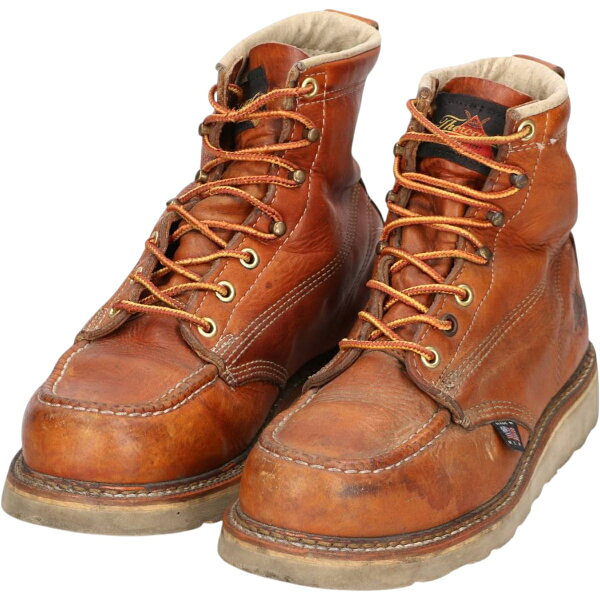 古着 THOROGOOD Uチップ ワークブーツ USA製 7 1/2EE メンズ25.5cm相当 /saa010289 【中古】 【260807】