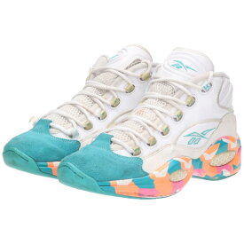 古着 リーボック Reebok QUESTION MID WHITE NOISE M44034 スニーカー SU9 メンズ27.0cm /saa010835 【中古】 【230211】 【SS2403】