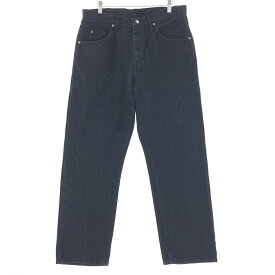 古着 ラングラー Wrangler RELAXED FIT ブラックデニム デニムパンツ メンズw34 /taa000856 【中古】 【231109】