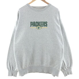 古着 Majestic NFL GREEN BAY PACKERS グリーンベイパッカーズ スウェットシャツ トレーナー メンズXL /taa002958 【中古】 【231224】