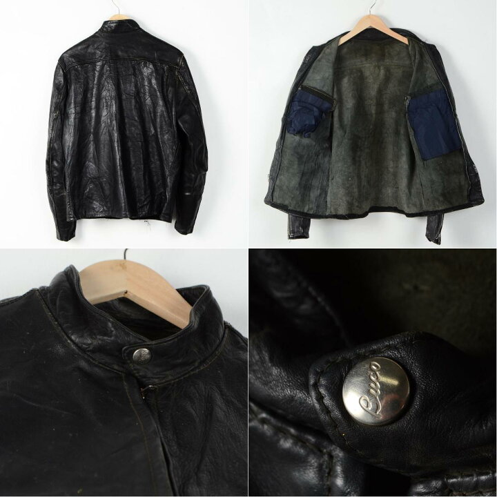 楽天市場】60年代 USA製 ブコ J-100 シングルライダースジャケット 涙 