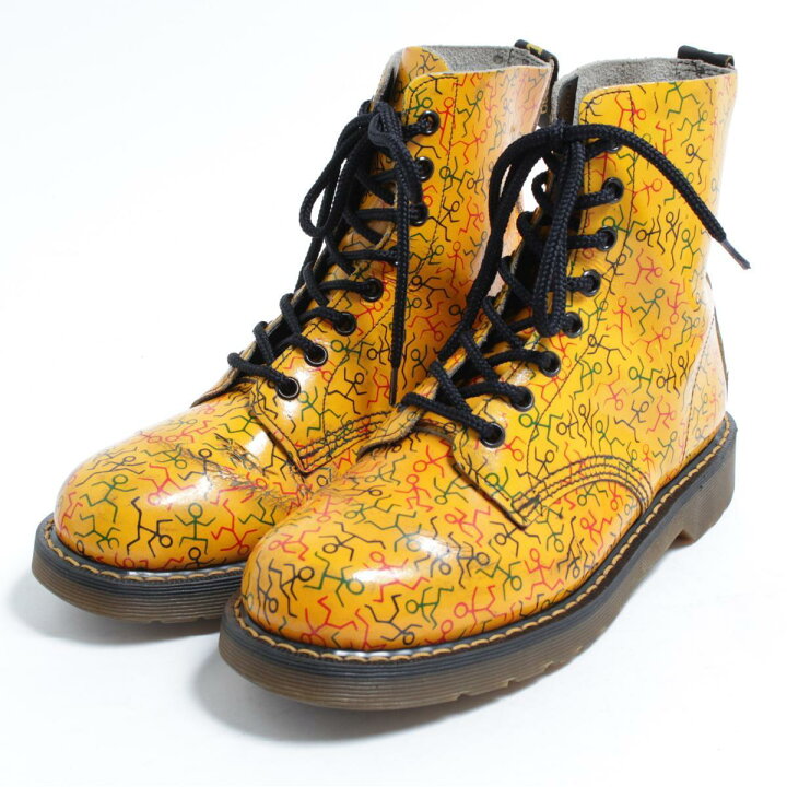 楽天市場】希少レア ドクターマーチン Dr.Martens ホワイト社製 総柄 8 