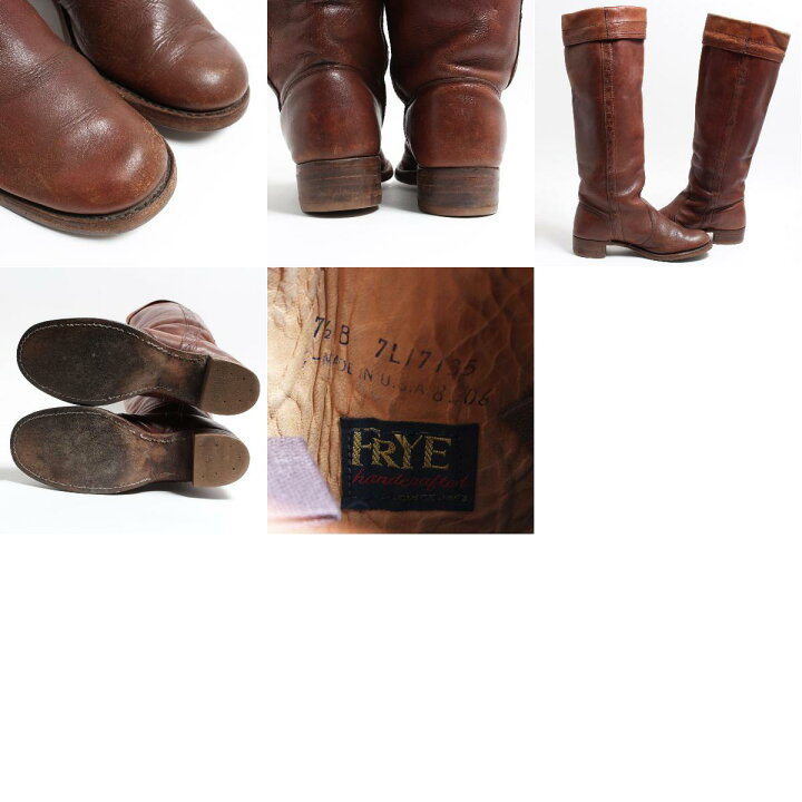 楽天市場】70年代 フライ FRYE 黒タグ ロングブーツ USA製 7.5B 