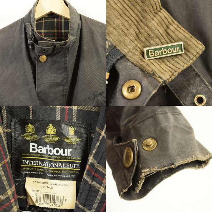 楽天市場】希少サイズ 80〜90年代 バブアー Barbour INTERNATIONAL 