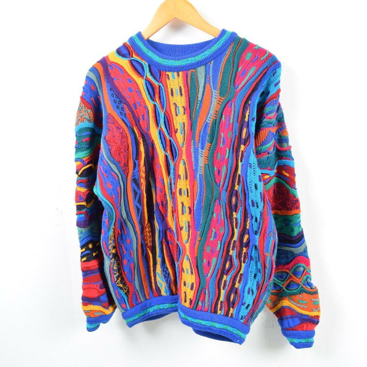 楽天市場】希少サイズ 90年代 クージー COOGI 総柄 ウールニット 