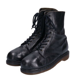 古着 ドクターマーチン Dr.Martens スチールトゥ 10ホールブーツ 英国製 メンズ26.0cm /bop1279 【190514】【2b10f】