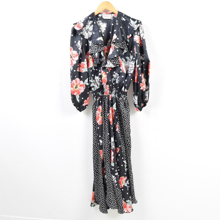 楽天市場】80年代 スーザンフレイス Susan Freis 花柄 ドット柄 七分袖  