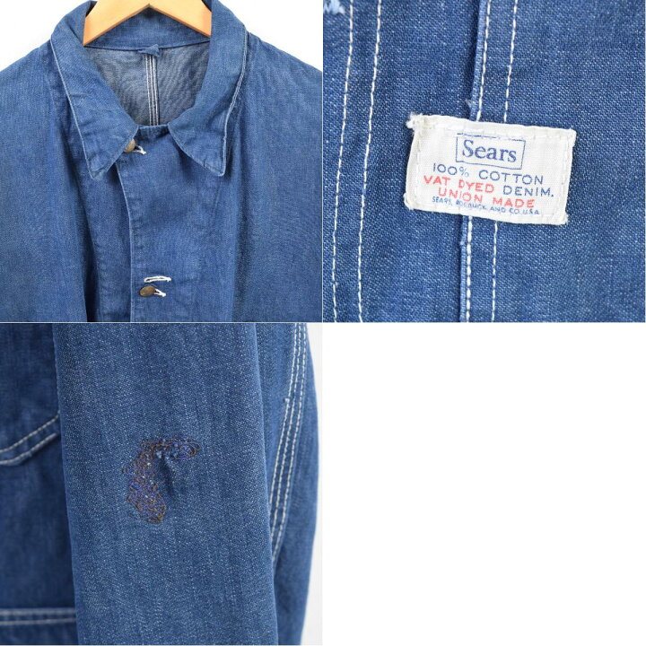 楽天市場】60年代 シアーズ Sears VATDYED バットダイデニム デニム 