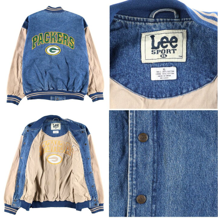 90s LEE greenbay packers デニム スタジャン NFL