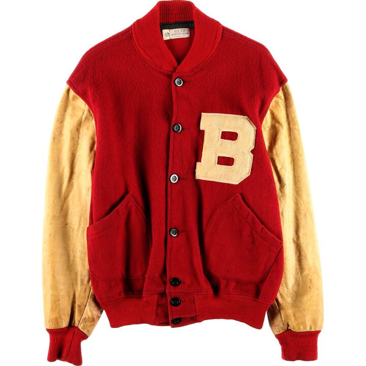 楽天市場】40〜50年代 RETZ ボタスタ パチポケ 袖革ウールボタン  