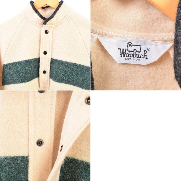 楽天市場】70年代 ウールリッチ WOOLRICH マルチボーダー ハーフボタン  