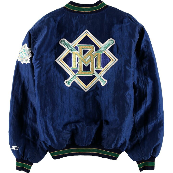 楽天市場】90年代 スターター Starter MLB MILWAUKEE BREWERS 