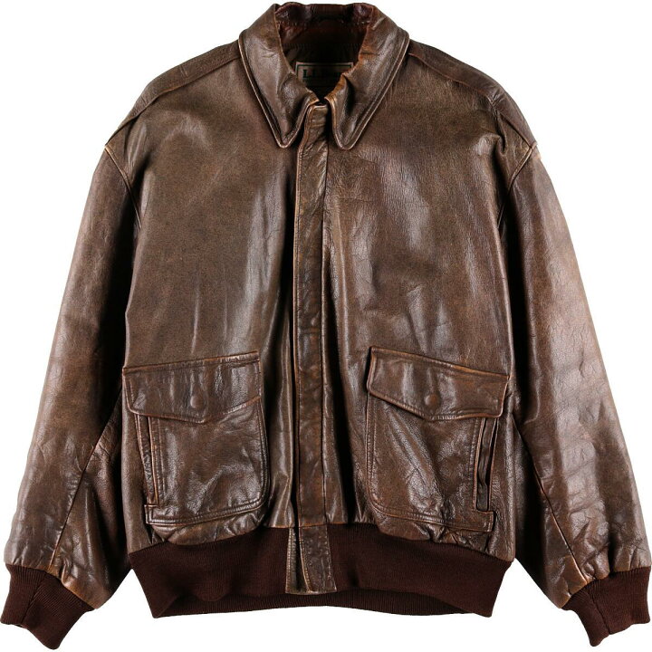 USA製 L.L.Bean A-2レザージャケット 44L VINTAGE