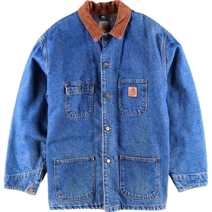 楽天市場】90年代 カーハート Carhartt ミシガンチョアコート デニム 