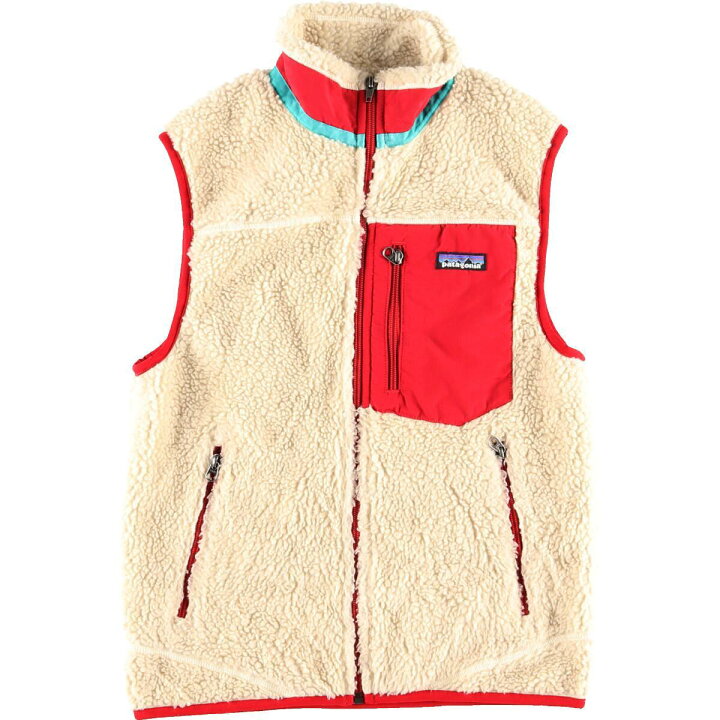 楽天市場】希少サイズ 11年製 パタゴニア Patagonia ナチュラル×レッド 