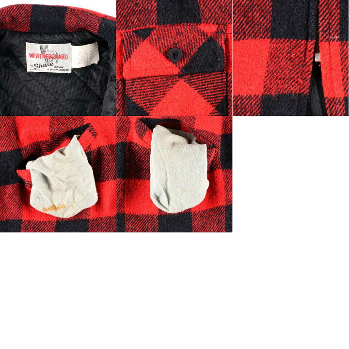 楽天市場】70年代 Shane WEATHERGUARD バッファローチェック ウール 