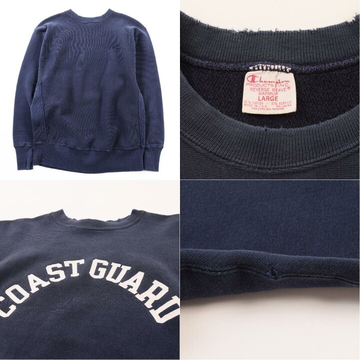 楽天市場】希少レア 70年代 チャンピオン Champion COAST GUARD 