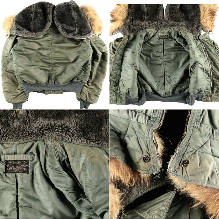 楽天市場】60年代 アルファ ALPHA 米軍実品 U.S.AIR FORCE 黒タグ N-2B 
