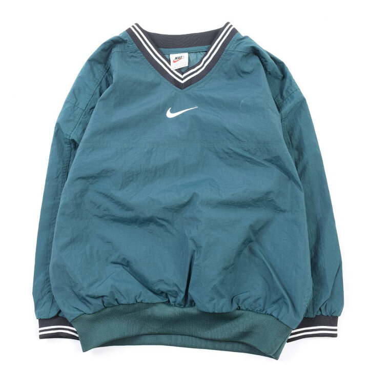 楽天市場】90年代 ナイキ NIKE Vネック ナイロンプルオーバー メンズS 
