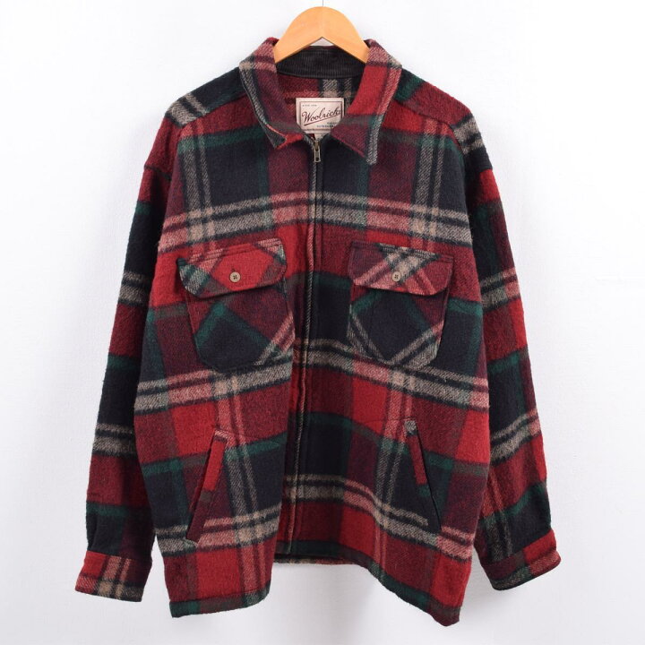 楽天市場】90年代 ウールリッチ WOOLRICH チェック柄 ウール 