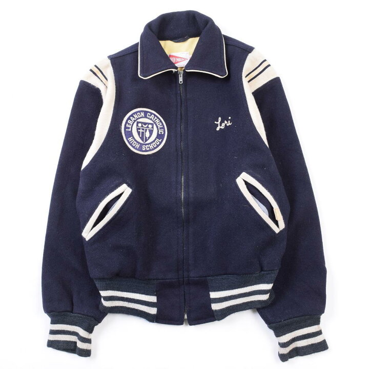 楽天市場】60年代 UNION EMBLEM CO. 襟付き ウールスタジャン アワード 